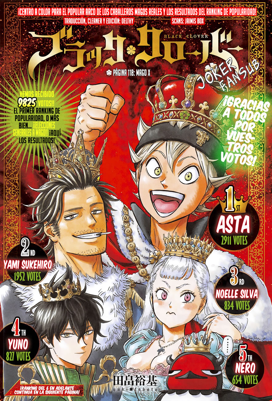 Read Black Clover es Manga Online
