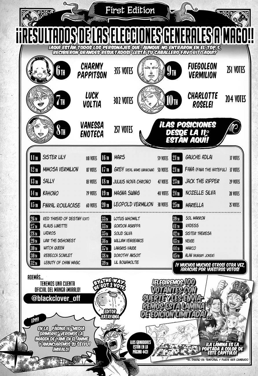 Read Black Clover es Manga Online