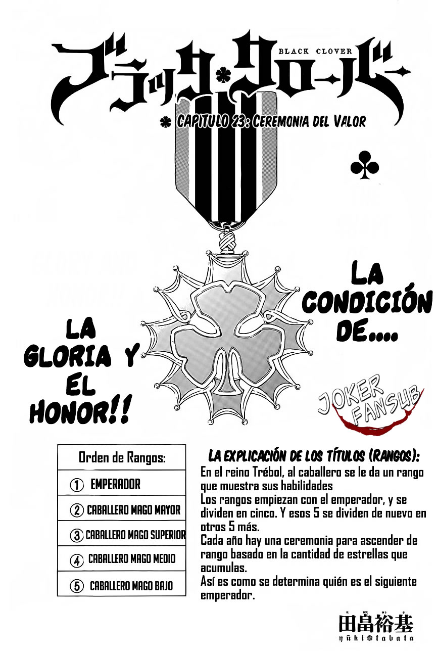 Read Black Clover es Manga Online