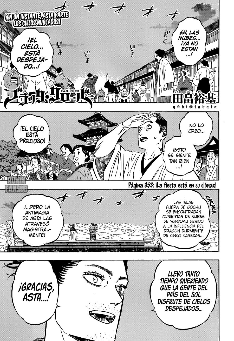 Read Black Clover es Manga Online