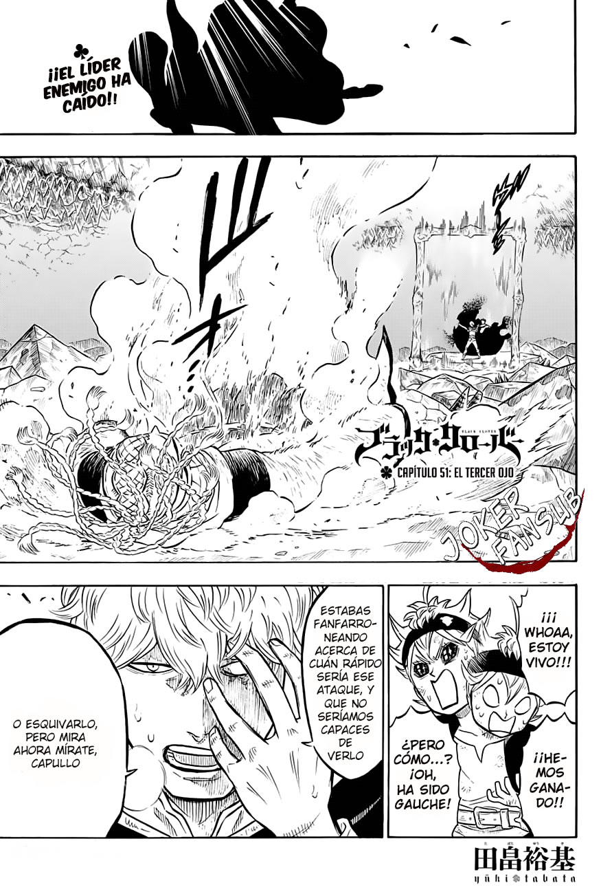 Read Black Clover es Manga Online