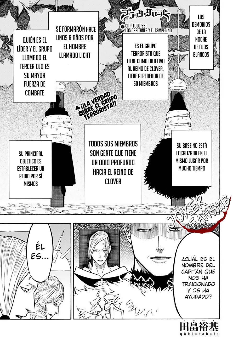 Read Black Clover es Manga Online
