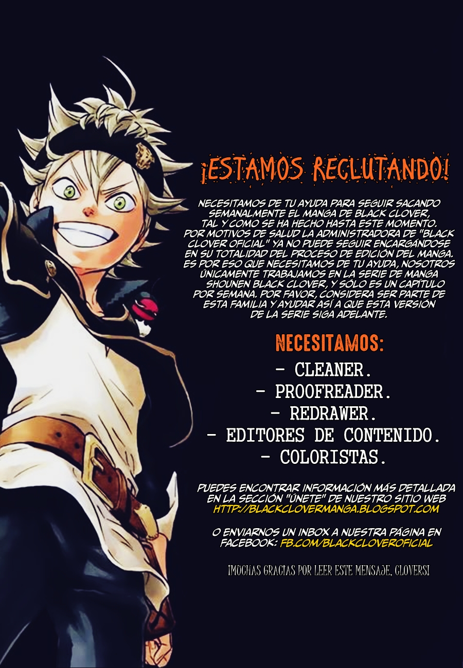 Read Black Clover es Manga Online