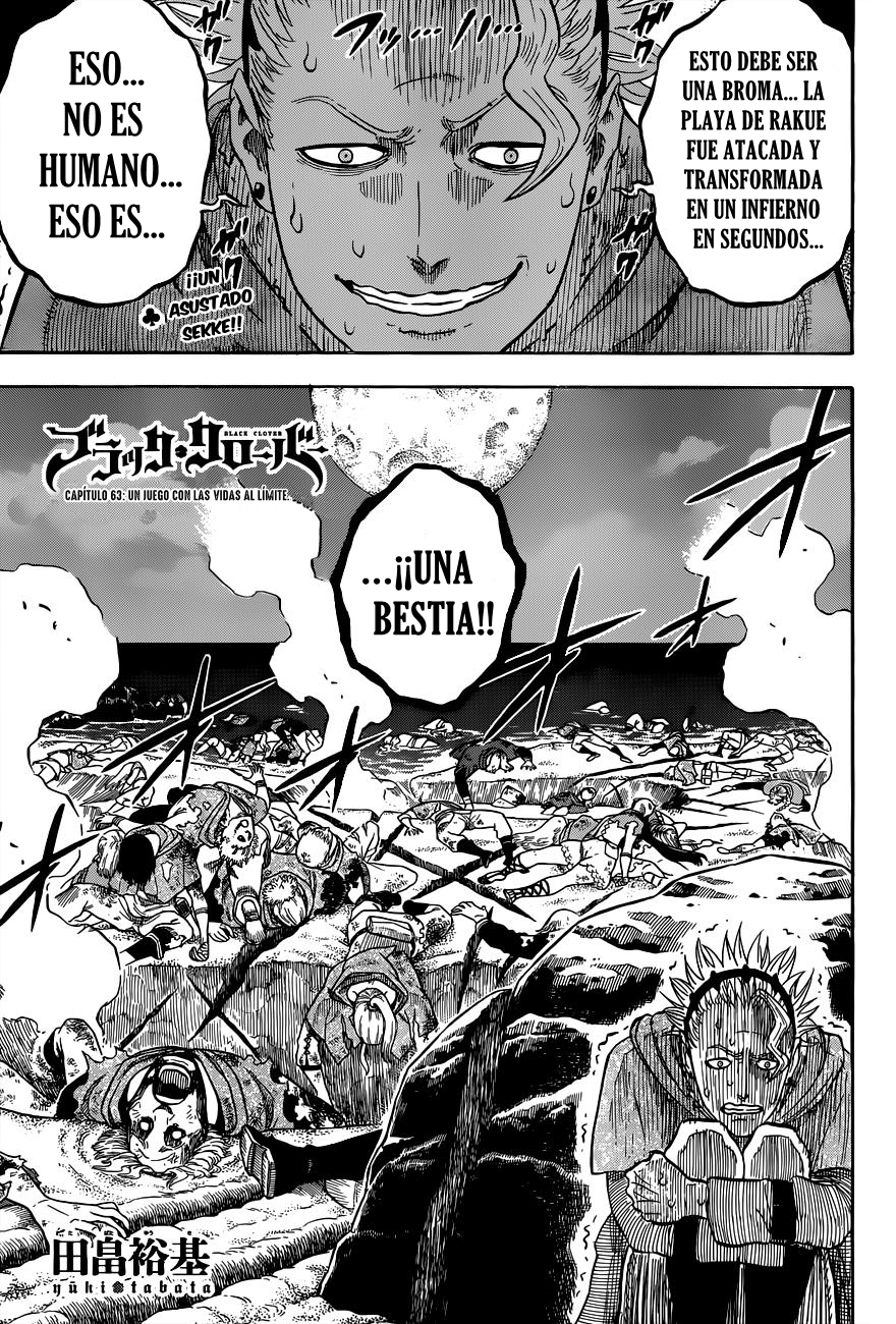 Read Black Clover es Manga Online
