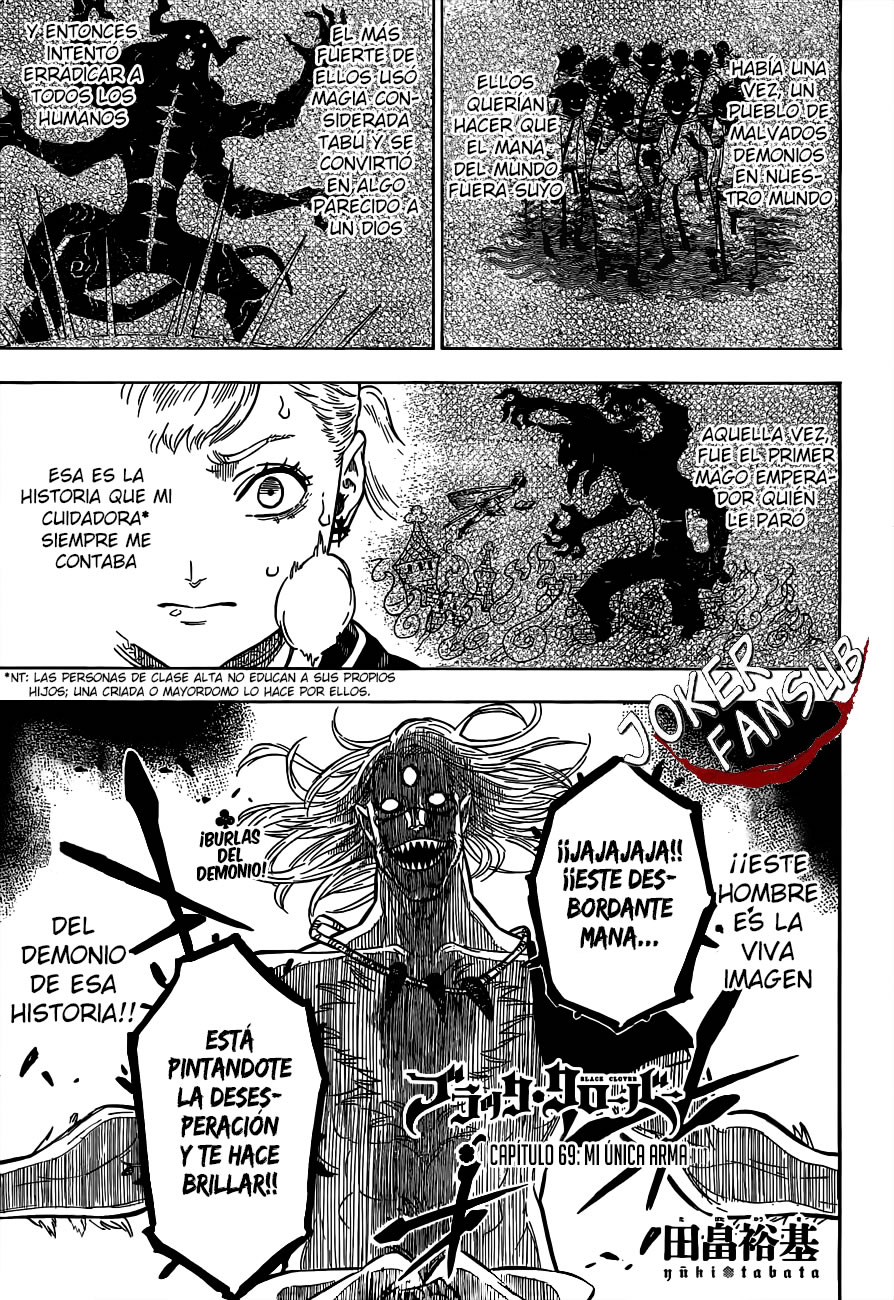 Read Black Clover es Manga Online