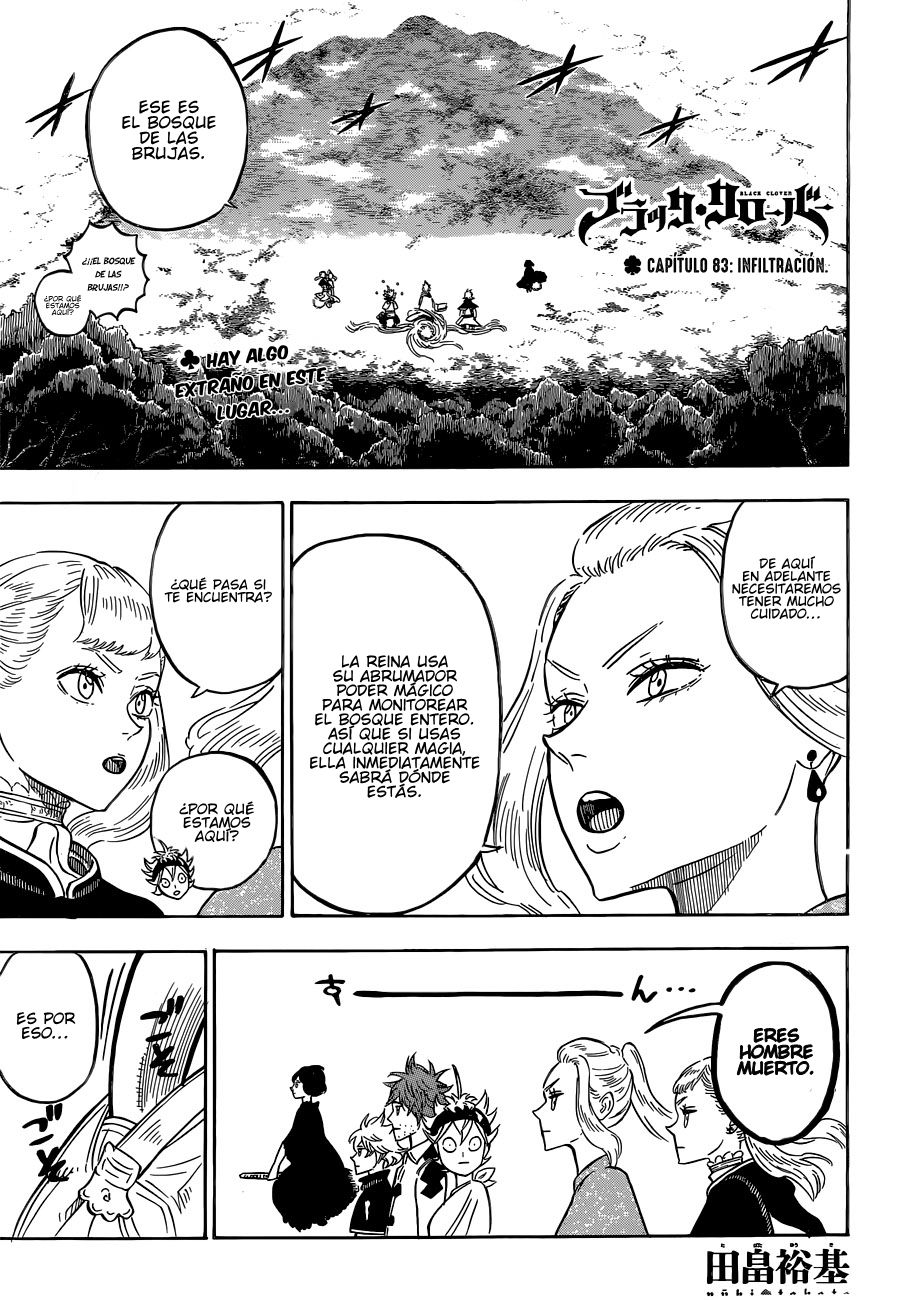 Read Black Clover es Manga Online