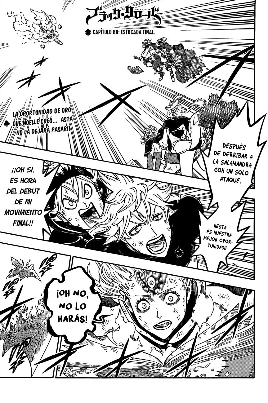 Read Black Clover es Manga Online
