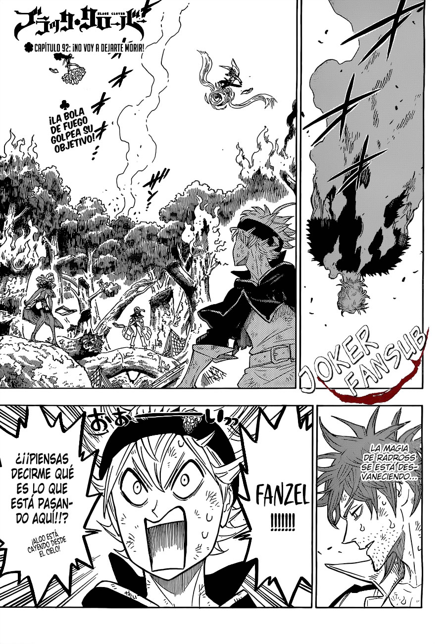 Read Black Clover es Manga Online
