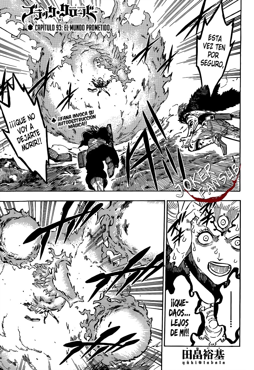 Read Black Clover es Manga Online