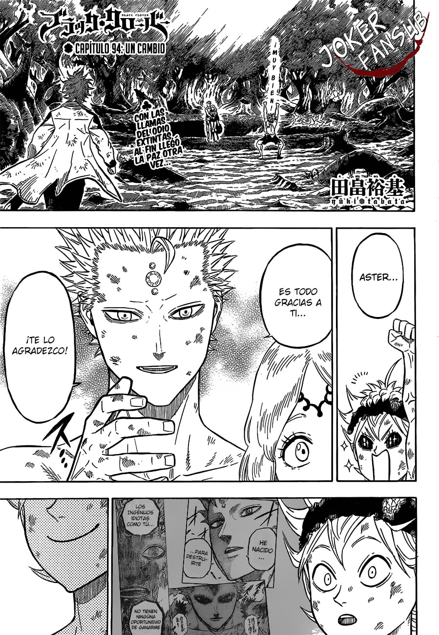 Read Black Clover es Manga Online