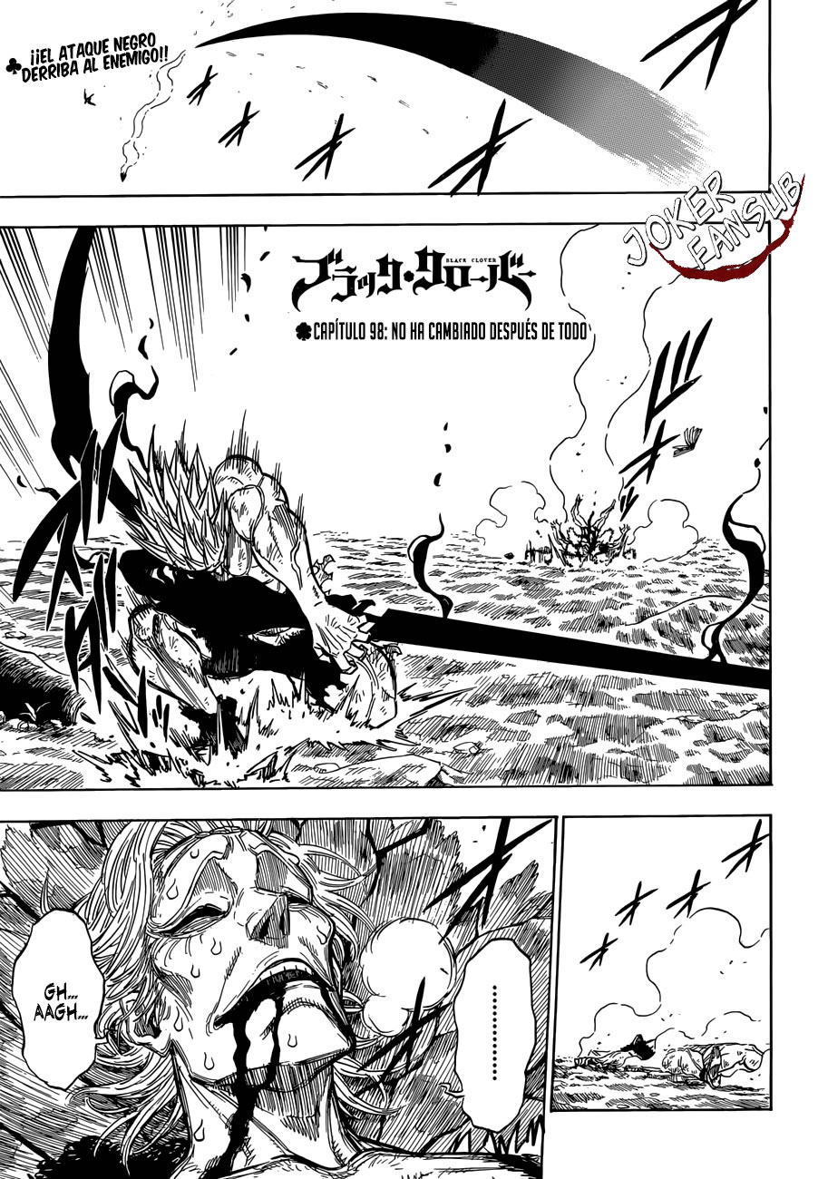 Read Black Clover es Manga Online