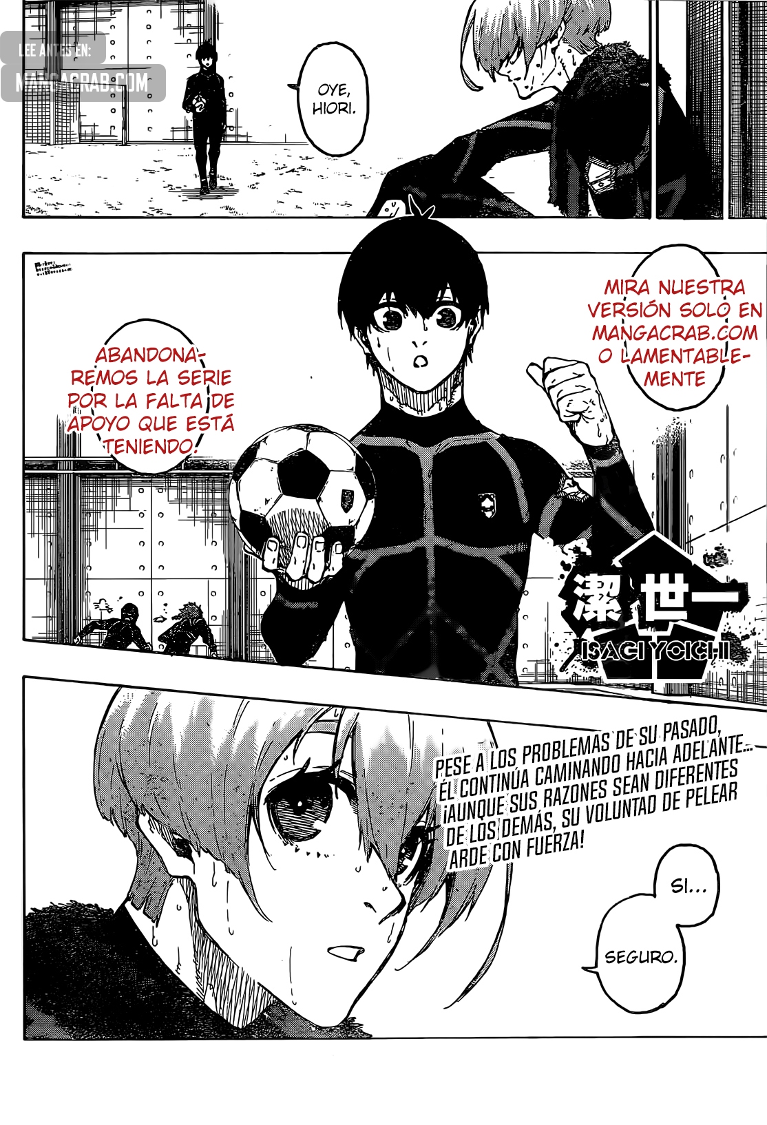 Read Blue Lock es Manga Online