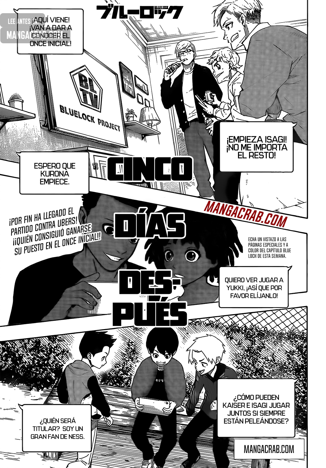 Read Blue Lock es Manga Online