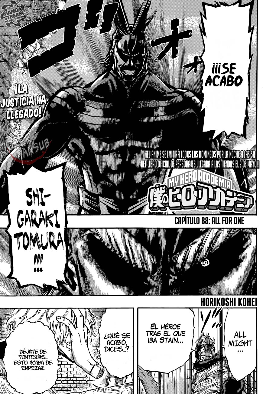 Read Boku no Hero Academia es Manga Online