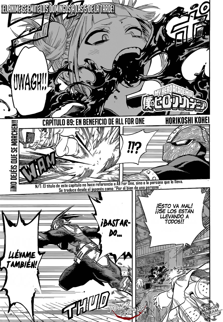 Read Boku no Hero Academia es Manga Online