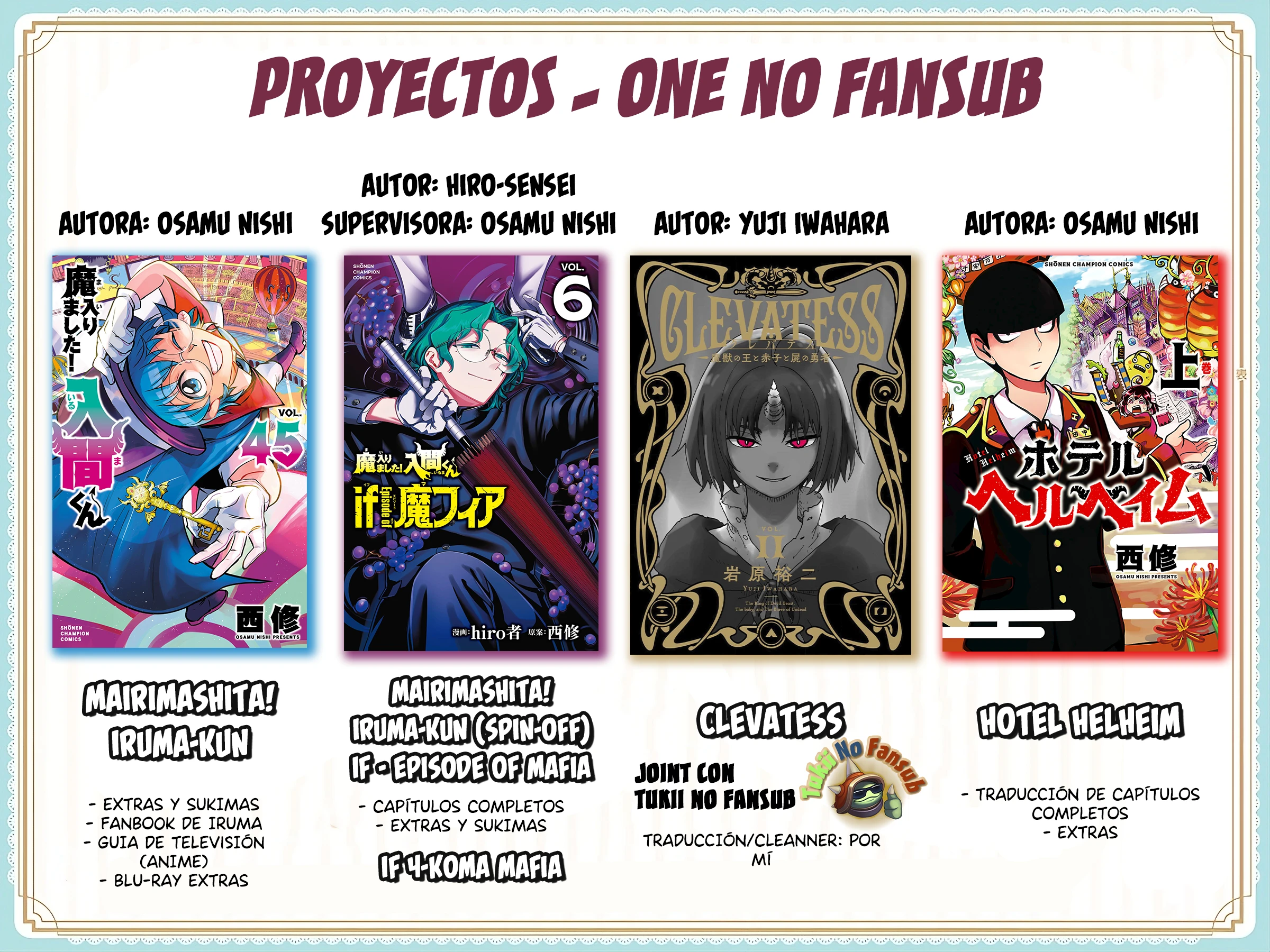 Read Clevatess es Manga Online