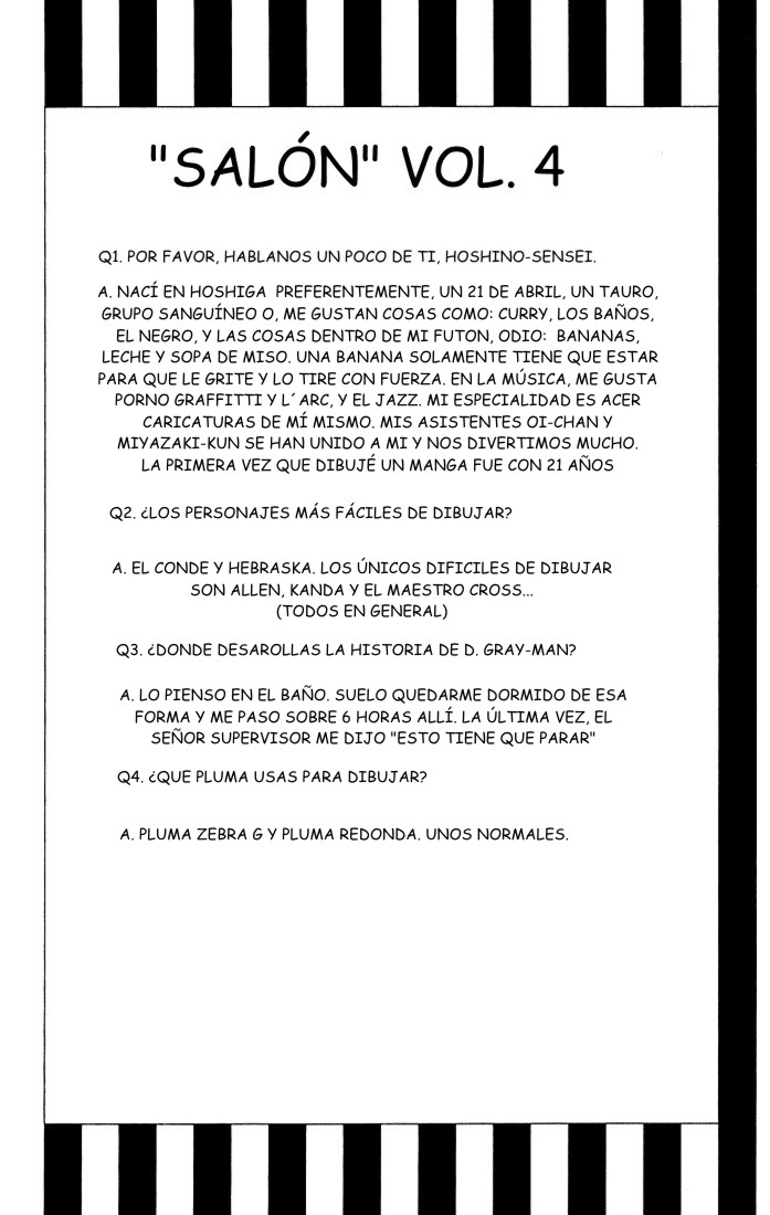 Read D.Gray-Man es Manga Online