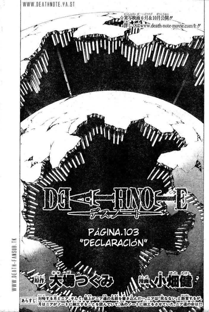 Read Death Note es Manga Online