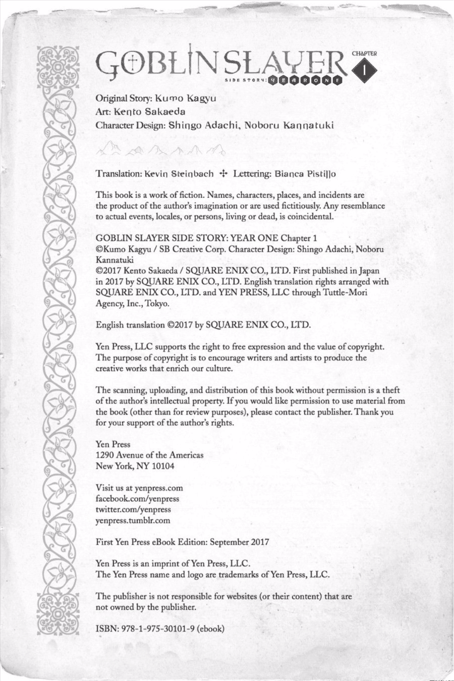 Read Goblin Slayer_ Year One es Manga Online