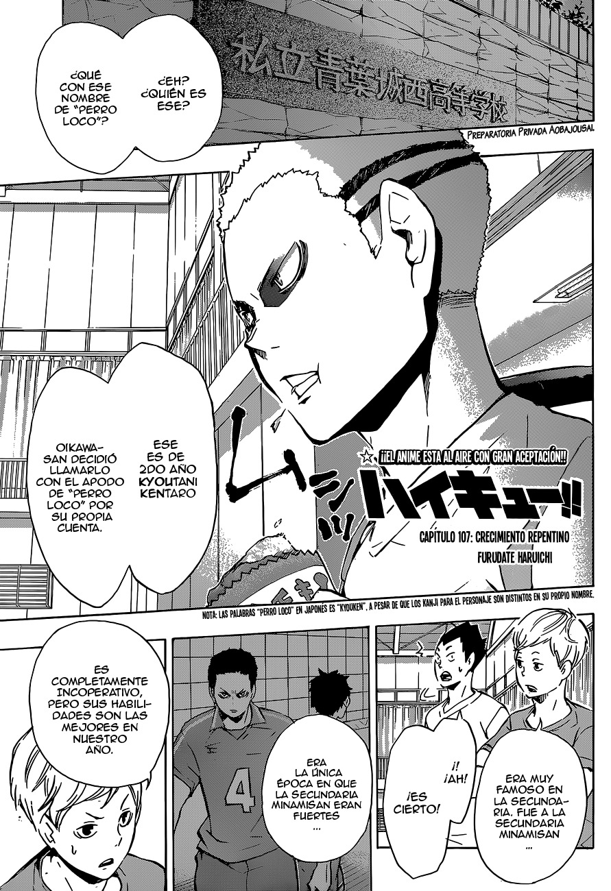 Read Haikyuu!! es Manga Online