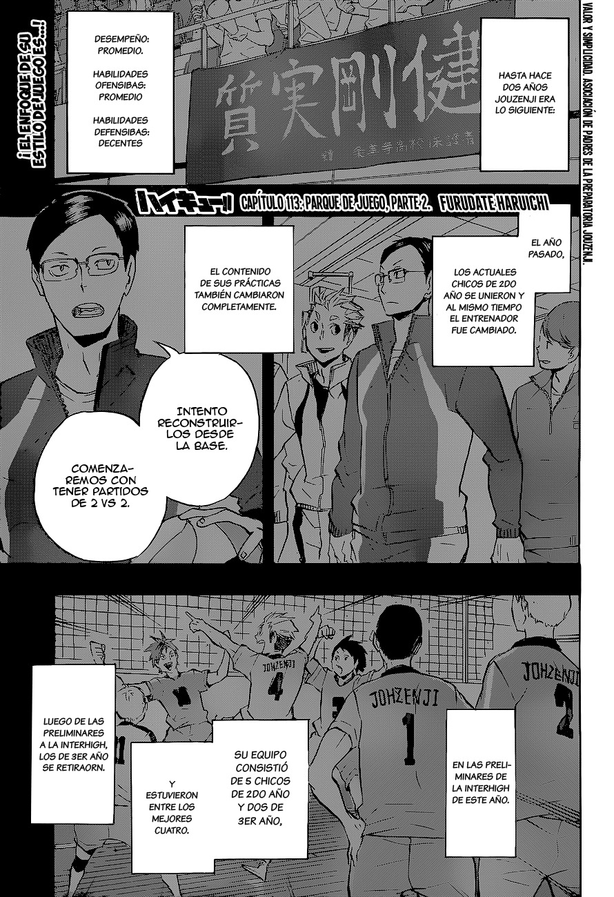 Read Haikyuu!! es Manga Online