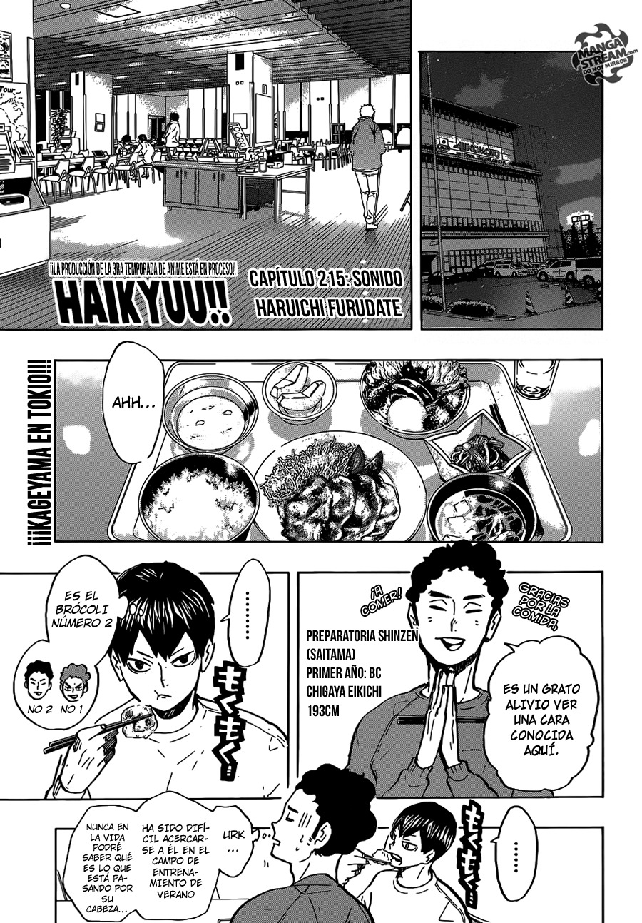 Read Haikyuu!! es Manga Online