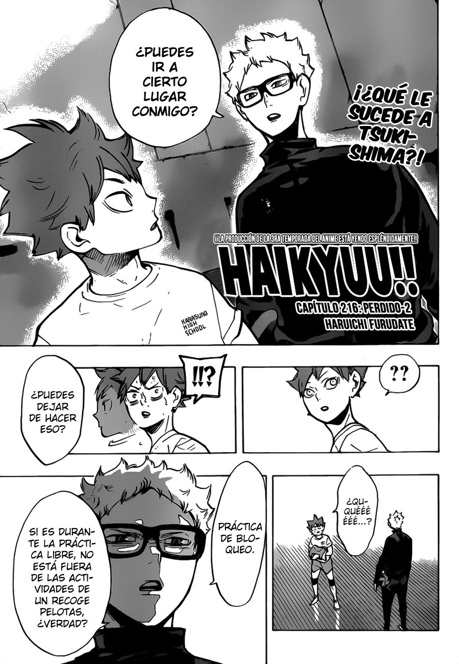Read Haikyuu!! es Manga Online