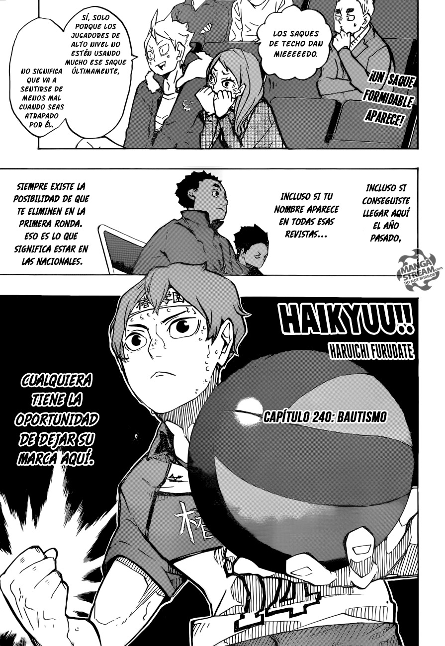 Read Haikyuu!! es Manga Online