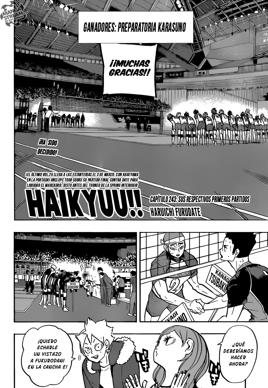 Read Haikyuu!! es Manga Online