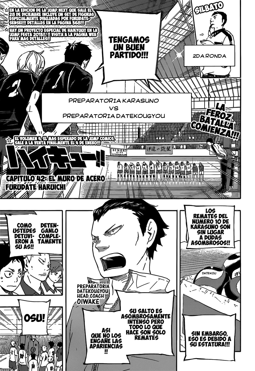 Read Haikyuu!! es Manga Online