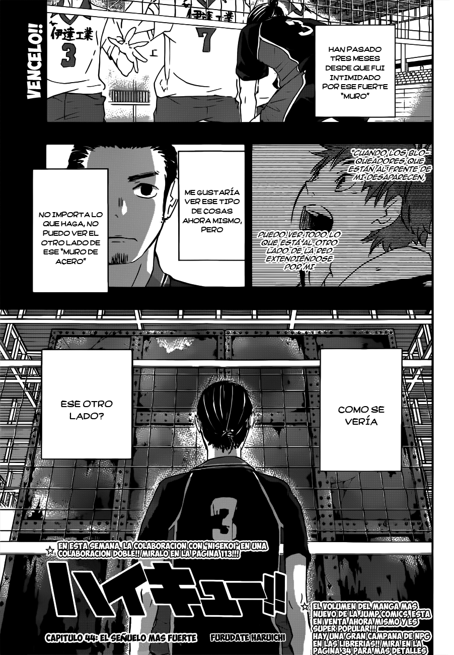 Read Haikyuu!! es Manga Online