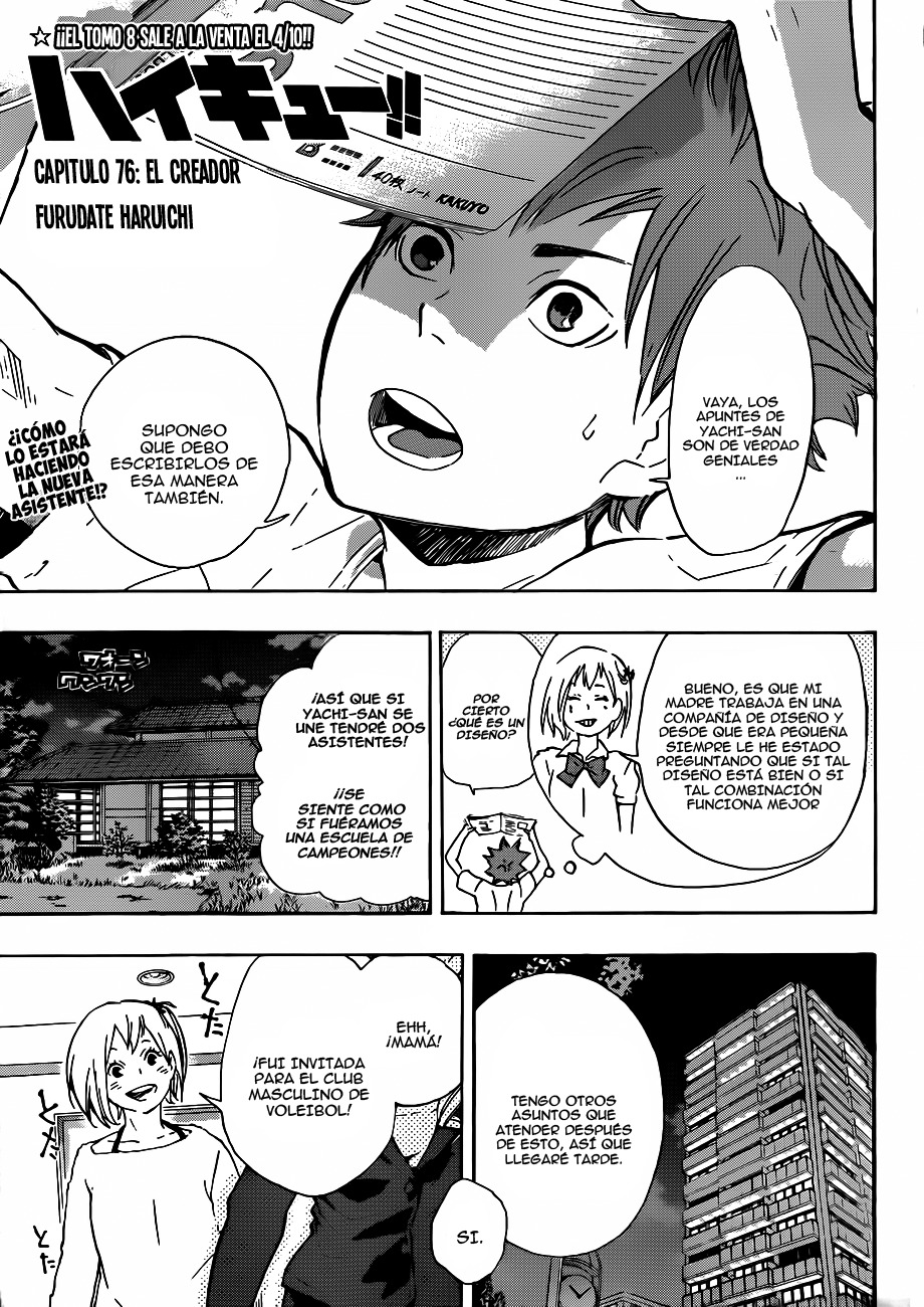 Read Haikyuu!! es Manga Online