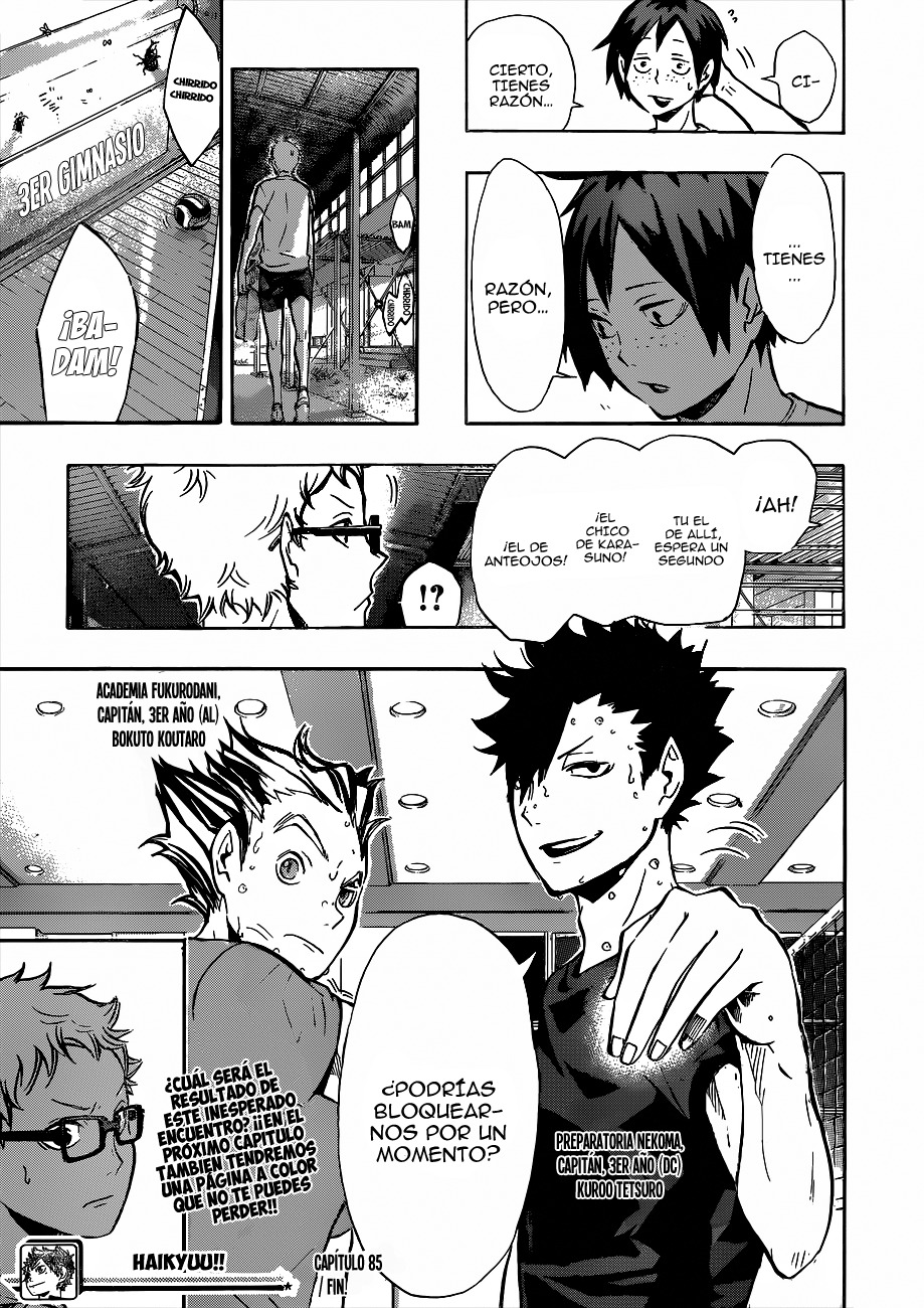 Read Haikyuu!! es Manga Online