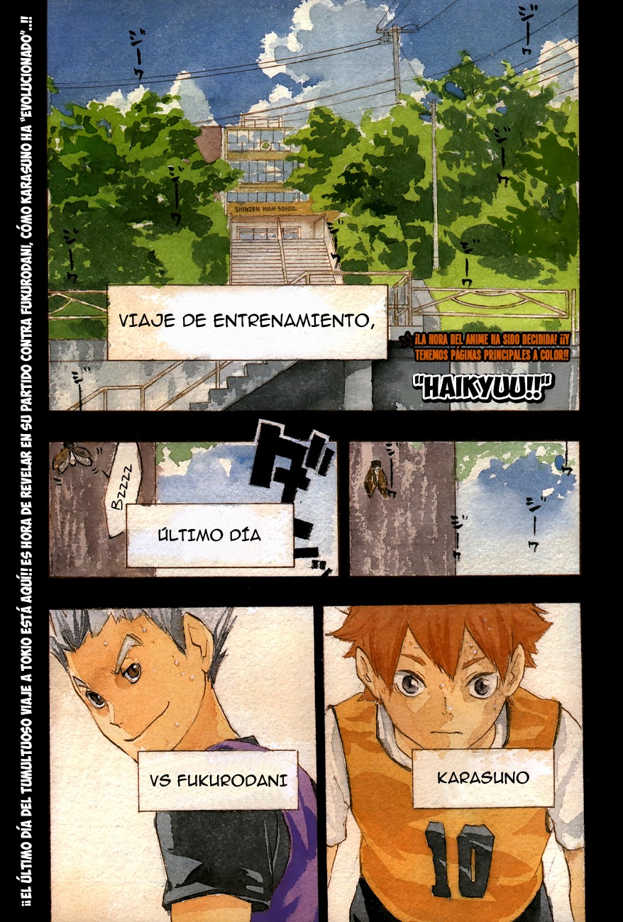 Read Haikyuu!! es Manga Online
