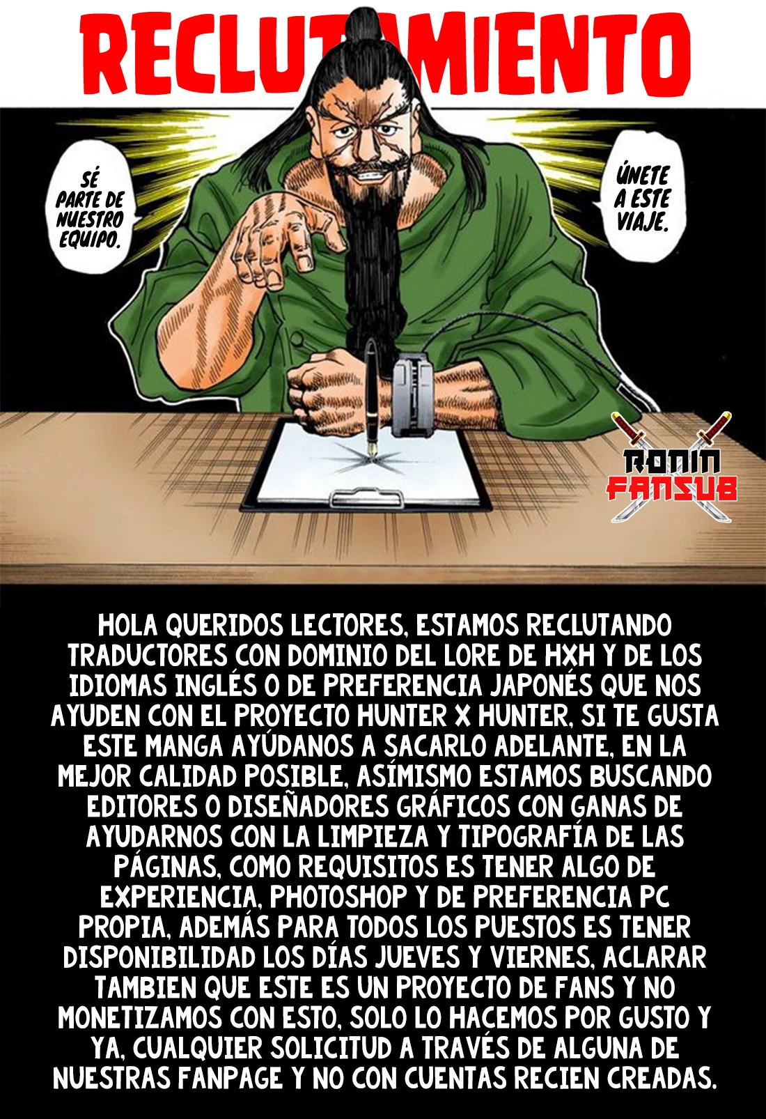 Read Hunter X Hunter es Manga Online