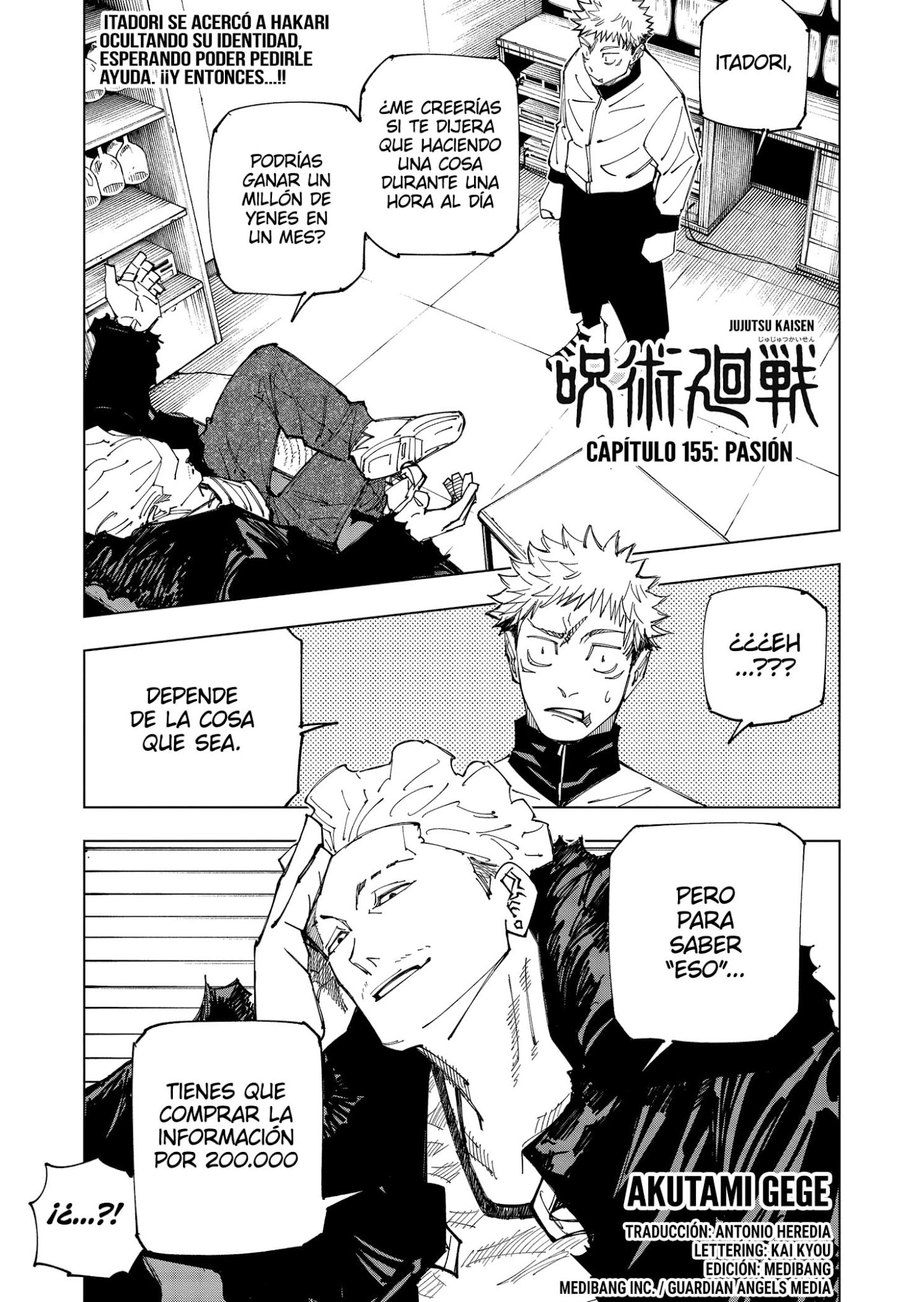Read Jujutsu Kaisen es Manga Online