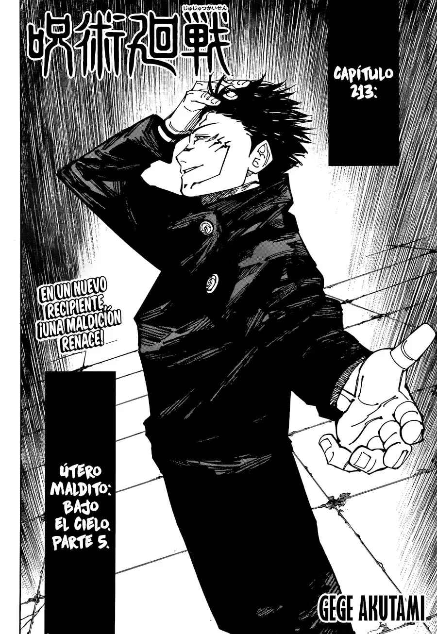 Read Jujutsu Kaisen es Manga Online