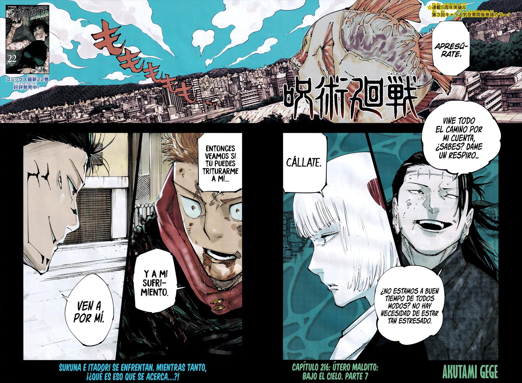 Read Jujutsu Kaisen es Manga Online