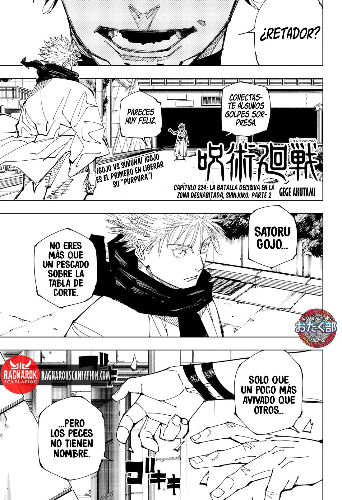 Read Jujutsu Kaisen es Manga Online