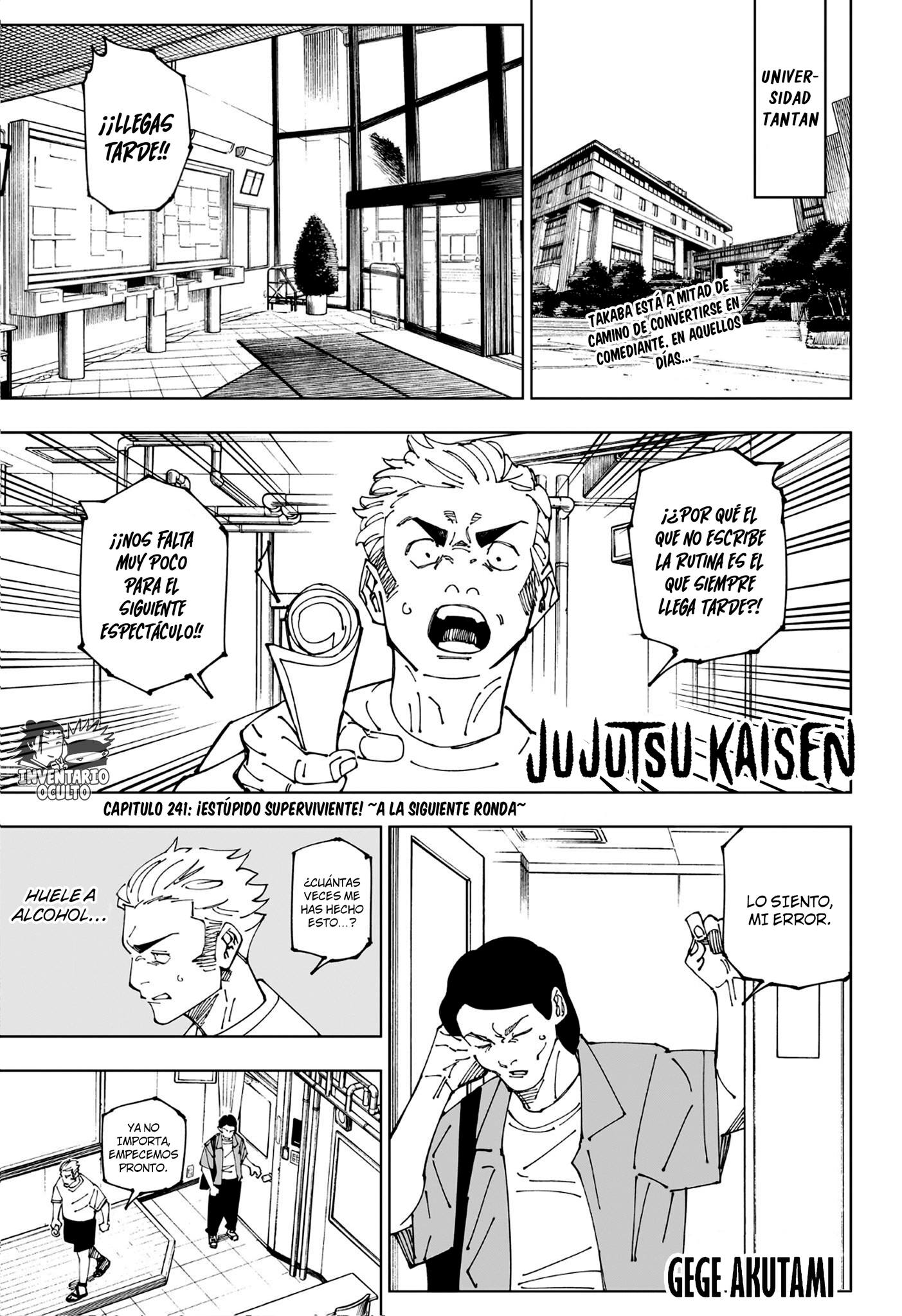 Read Jujutsu Kaisen es Manga Online