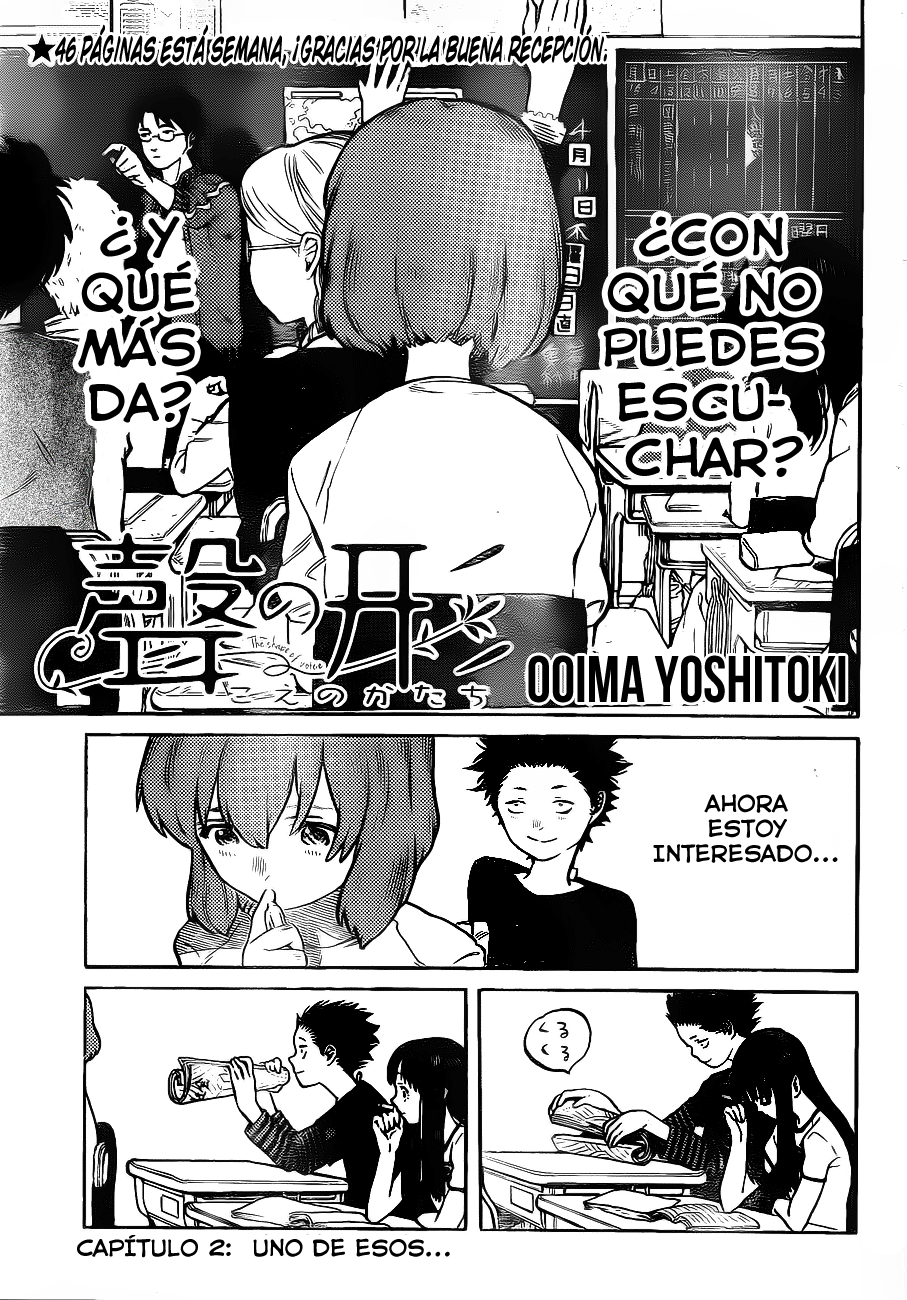 Read Koe no Katachi es Manga Online