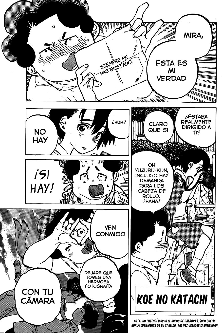 Read Koe no Katachi es Manga Online