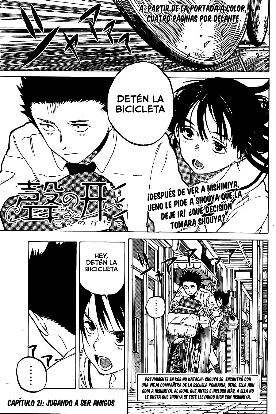 Read Koe no Katachi es Manga Online