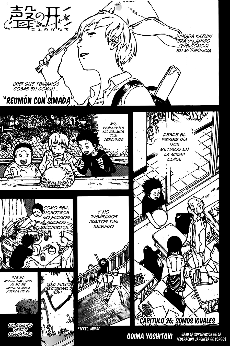 Read Koe no Katachi es Manga Online