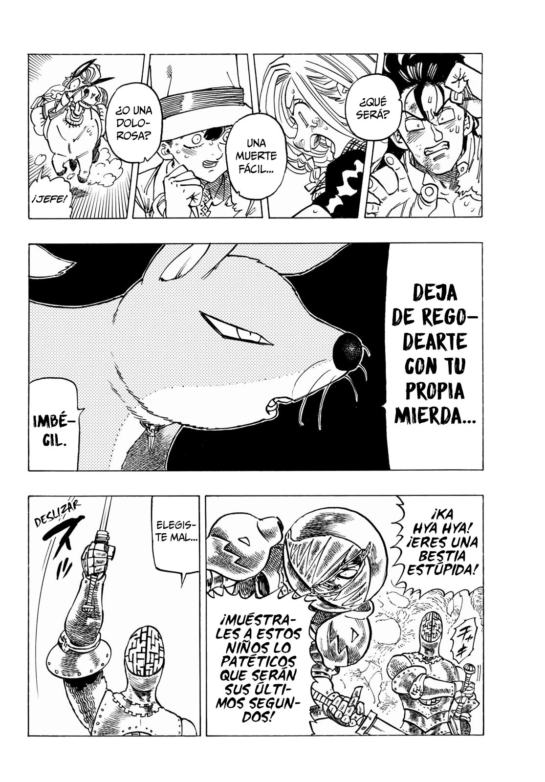 Read Mokushiroku no Yonkishi es Manga Online