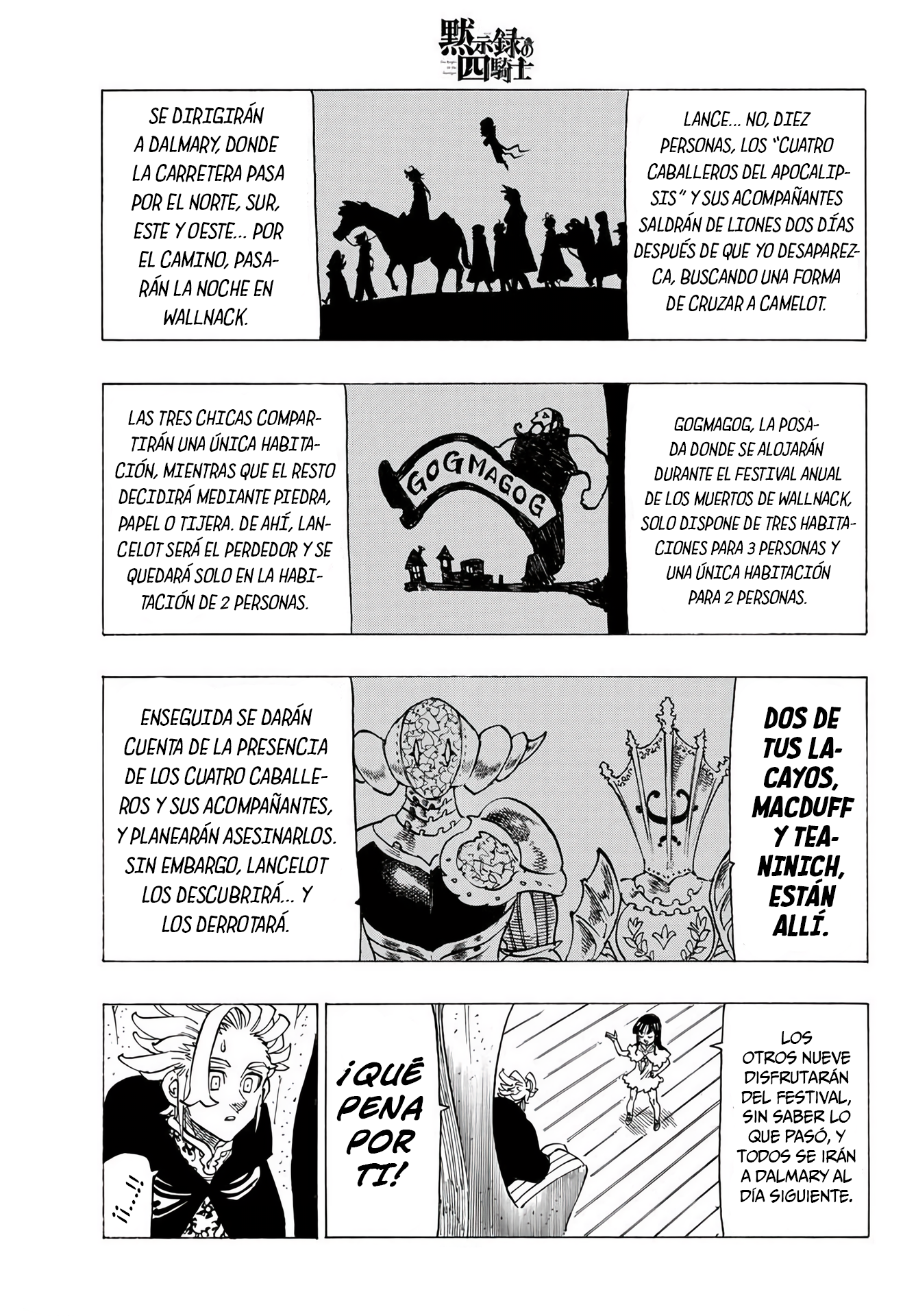 Read Mokushiroku no Yonkishi es Manga Online