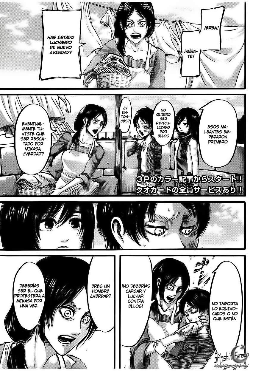 Read Shingeki no Kyojin es Manga Online