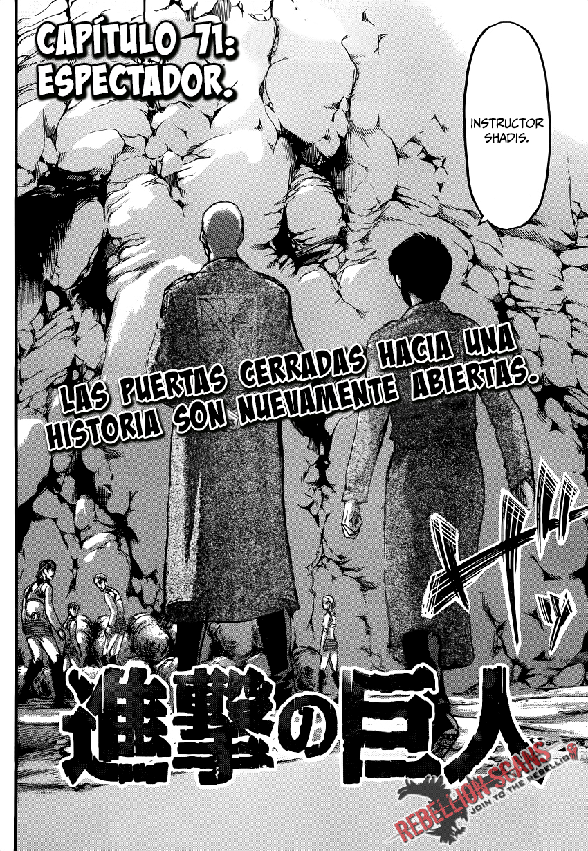 Read Shingeki no Kyojin es Manga Online
