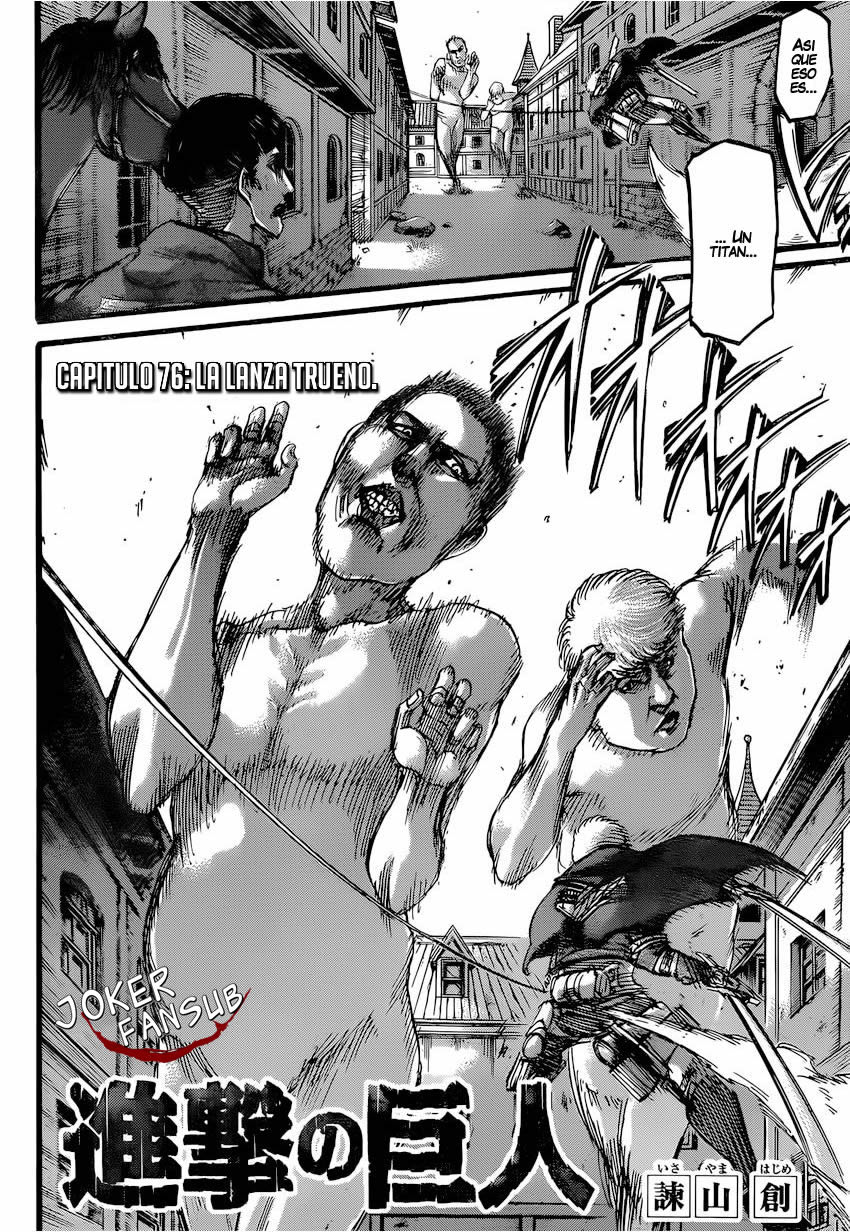 Read Shingeki no Kyojin es Manga Online