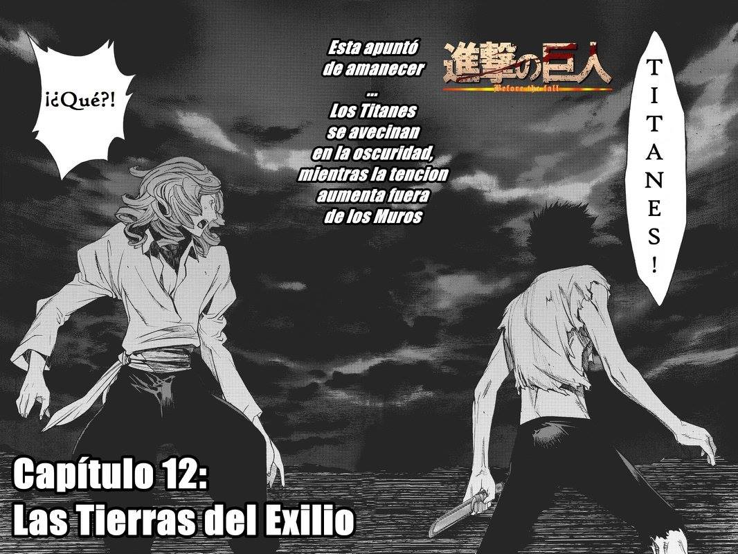 Read Shingeki no Kyojin_ Before The Fall es Manga Online